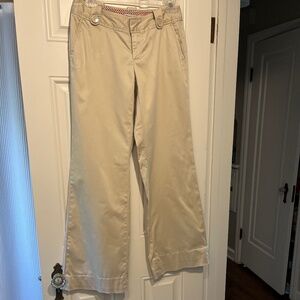 Banana Republic Martin fit wide leg chinos